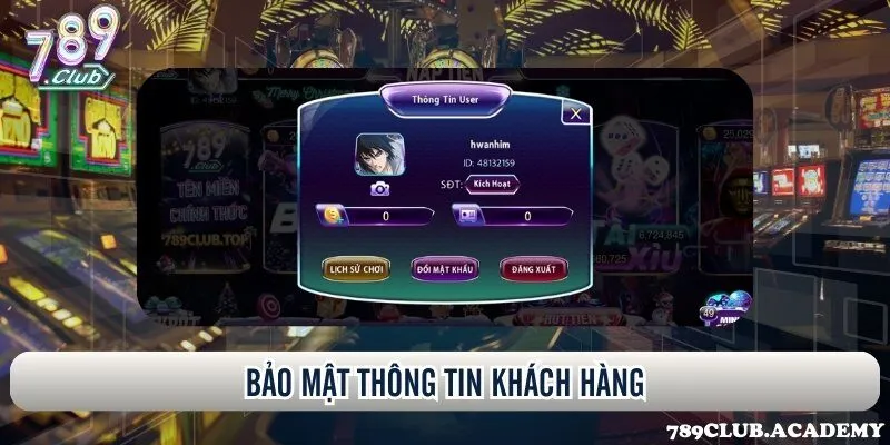 Bảo mật thông tin khách hàng