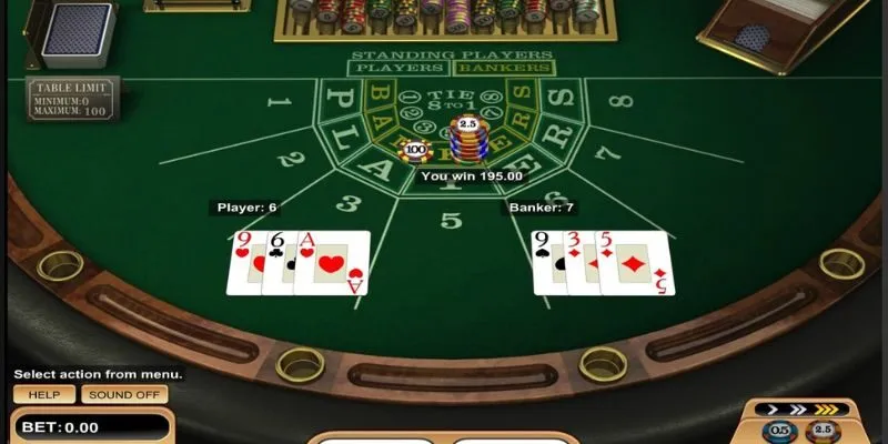 Phân tích tỷ lệ ra tài xỉu trong baccarat ở một ván bài